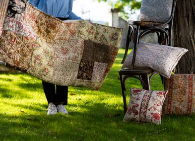 Fabric cushions - Stuffing covers - ROSE VELOURS
