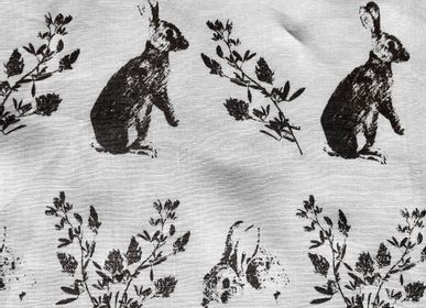 Upholstery fabrics - Collection N°1 - Hare Upholstery Fabric - AVA PARIS - ALEXANDRE VEGETAL ART