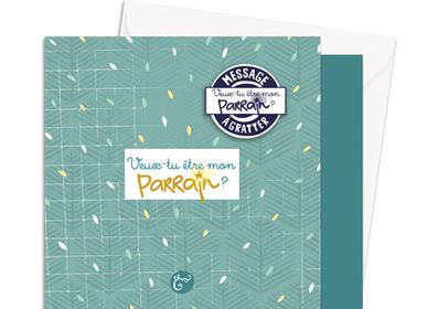 Papeterie bureau - Carte à message à gratter Les Parisiennes d'Emilie FIALA Confettis - LES PARISIENNES D'EMILIE FIALA