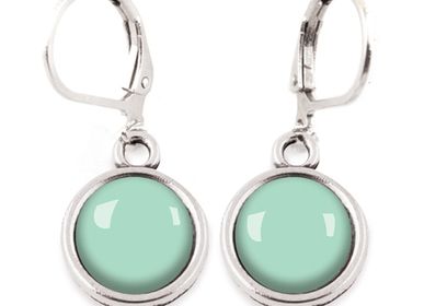 Jewelry - Earrings Les Minis Flash Vert d'Eau - LES MINIS D'EMILIE FIALA