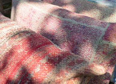 Fabric cushions - Kantha Sari cushions vintage - VAN VERRE