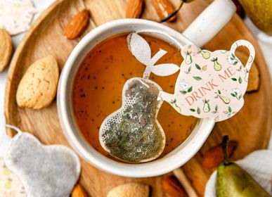 Café et thé  - Sachet de thé forme Poire ( lot de 5 )  - TEA HERITAGE