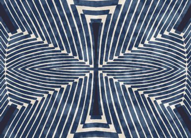 Decorative objects - Wallpaper "Hypnotic Blue" - HOUSE FRAME