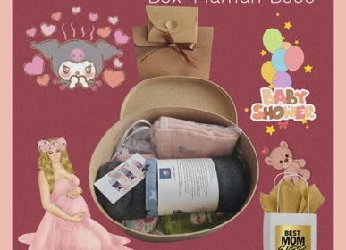 Children's party goods - Duo box Z Luni Pous7 | Mother-baby box “velvet skin” - 5 items - ZANAGA