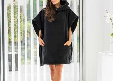 Bathrobes - Unisex Adult Poncho Towel S/M - LUIN LIVING