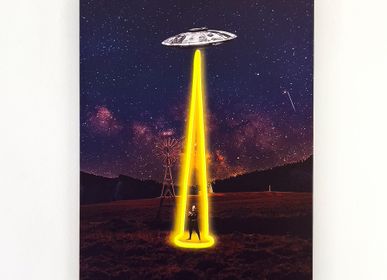 Paintings - 'UFO' Wall Artwork - LED Neon - LOCOMOCEAN