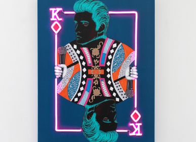 Decorative objects - 'Elvis' Wall Artwork - LED Neon - LOCOMOCEAN