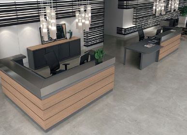 Desks - RIVA - L-shaped countertop  - RIVA OFFICE