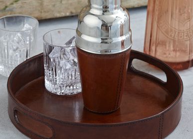 Gifts - Leather Cocktail Shaker - LIFE OF RILEY