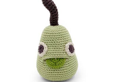 Gifts - WILLIAM PEAR - BABY RATTLE 100% ORGANIC COTON - MYUM - THE VEGGY TOYS