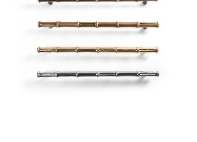 Objets design - POIGNÉE EN BAMBOU EN LAITON LARGE - THEA DESIGN