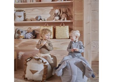 Children's sofas and lounge chairs - ERIK ELEPHANT - RIDE ON ELEPHANT - BLUE - OYOY LIVING DESIGN