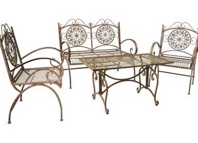 Lawn tables - IRON LINE - CHATEAU SET 1/4 - Outdoor Furniture - NOVITA HOME
