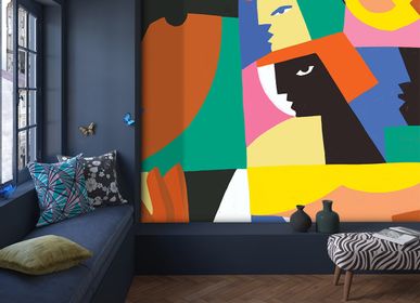 Wallpaper - Amour Multicolore Panel - ETOFFE.COM