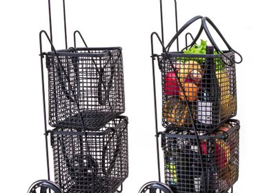 Shopping baskets - Two-story Shopping Trolley - MATLAMA