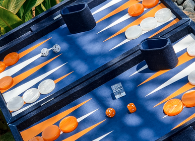 Prêt-à-porter - Backgammon Bleu Marine - Denim - Large - VIDO BACKGAMMON