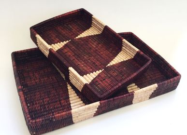 Decorative objects - AYATA rattan tray - MANAVA