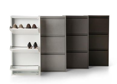 Storage boxes - METAL SHOES CABINET - 3 TIERS  - DOTTUS TRADE SRL