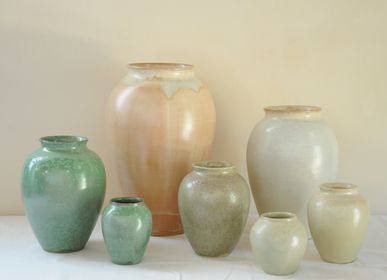 Vases - Family of vases in stoneware - CHRISTIANE PERROCHON