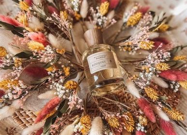 Card shop - CARDS WITH SMALL BOUQUET OF DRIED FLOWERS - NATOÈ FRAGRANCES