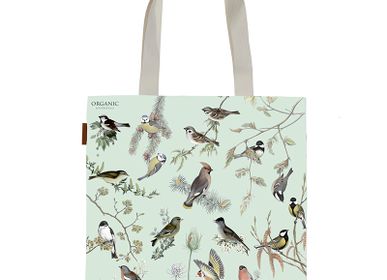 Bags and totes - Garden Birds organic tote bag- made in Europe - KOUSTRUP & CO