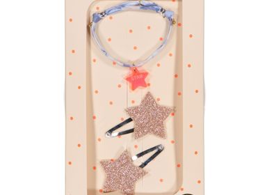 Hair accessories - Giftbox - Hairclip & Bracelet - LUCIOLE ET PETIT POIS