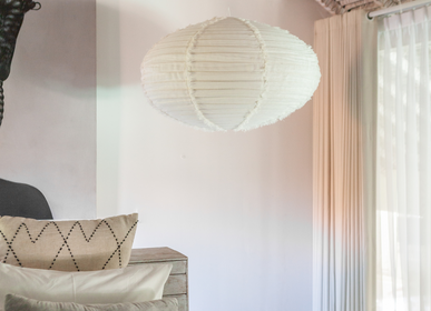 Decorative objects - Linen Light Shade - Dome Shape (6 colours + 2 sizes) - LUMIERE SHADES