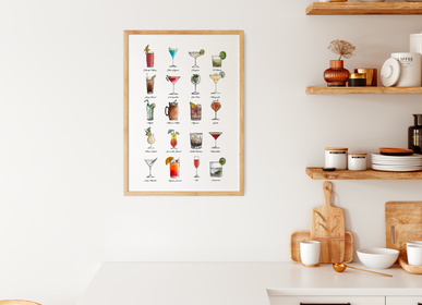 Kitchens furniture - COCKTAIL POSTERS - L'AFFICHERIE