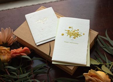 Stationery - Sculpture Handmade Paper Letterpress Card - OBLATION PAPERS AND PRESS