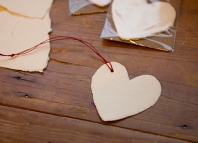 Stationery - Petite Heart Handmade Paper Gift Tag - OBLATION PAPERS AND PRESS