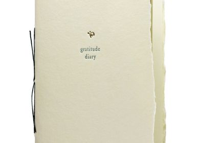 Stationery - Handmade Paper Letterpress Gratitude Diary - OBLATION PAPERS AND PRESS