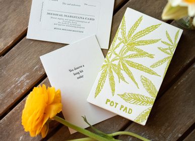 Stationery - hat+wig+glove Letterpress Notepad - OBLATION PAPERS AND PRESS
