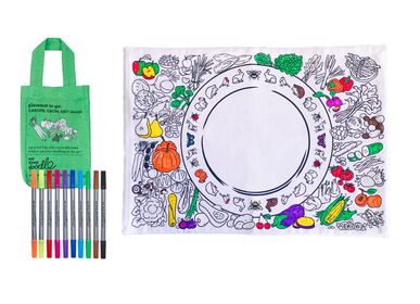 Repas pour enfant - set de table portable fruits et légumes - EATSLEEPDOODLE