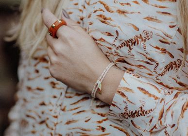 Jewelry - White Tiger string bracelet - NACH