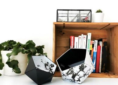 Coffrets et boîtes - Boîtes Origami - Vide-poches - base marbre - L'ATELIER DES CREATEURS