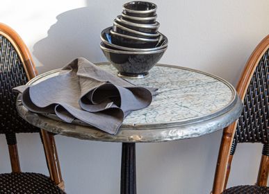 Linge de table textile - Serviette en lin avec ourlet roulé - ONCE MILANO