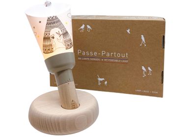 Lampes sans fil  - Coffret lampe Nomade « Passe-Partout » Tipi & Cie - MAISON POLOCHON