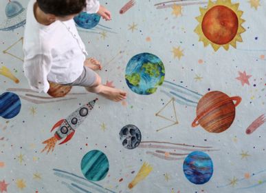 Design carpets - Kid's Rug / Give Me Some Space / Wonderland Collection - HUEPPI