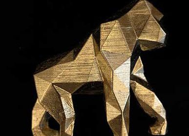Sculptures, statuettes and miniatures - Faceted gorilla, yellow gold - ATELIER AVENET