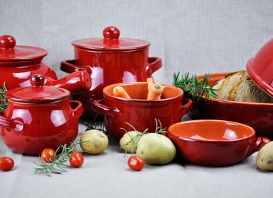 Plats et saladiers - Fiamma | Peint à la main | Fabriqué en Italie - ARCUCCI CERAMICS
