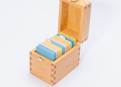 Coffrets et boîtes - Boîte de rangement / coffret Tesoro en bois massif avec couvercle et loquet esprit vintage - FOGLIETTO