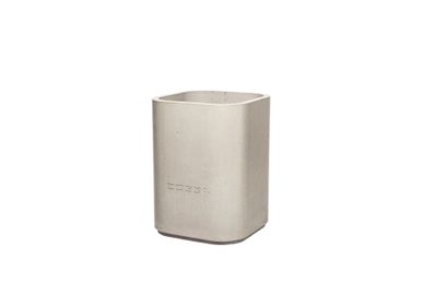 Garbage cans - OPUS SATIO/OPUS PURUS Concrete Planter/Container/Waste Bin with optional stainless steel lid - CO33 EXKLUSIVE BETONMÖBEL