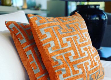 Fabric cushions - Tommy Pumpkin Orange - MENZA