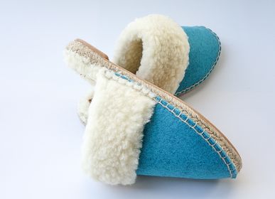 Shoes - Pure wool & recycled pet felt slippers- - &ATELIER COSTÀ