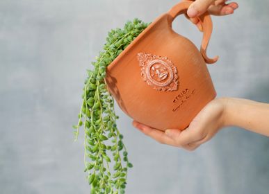 Vases - Maya- Handmade Terracotta Pot, plant pot, flower vase - ATRIUM DESIGN STUDIO