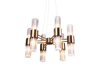 Ceiling lights - Colmar, 6 arm chandelier - RV  ASTLEY LTD