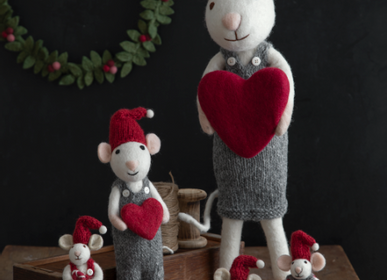 Objets de décoration - Christmas Mice in White - EN GRY & SIF