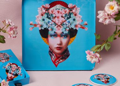 Decorative objects - Set of 4 ceramic coasters - GANGZAÏ
