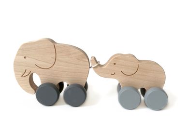 Objets design - Maman et Bébé éléphants - BRIKI VROOM VROOM