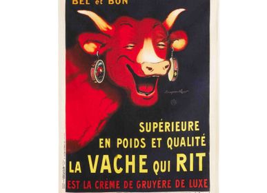 Torchons textile - La Vache qui Rit - Bel et Bon / Torchon imprimé - COUCKE